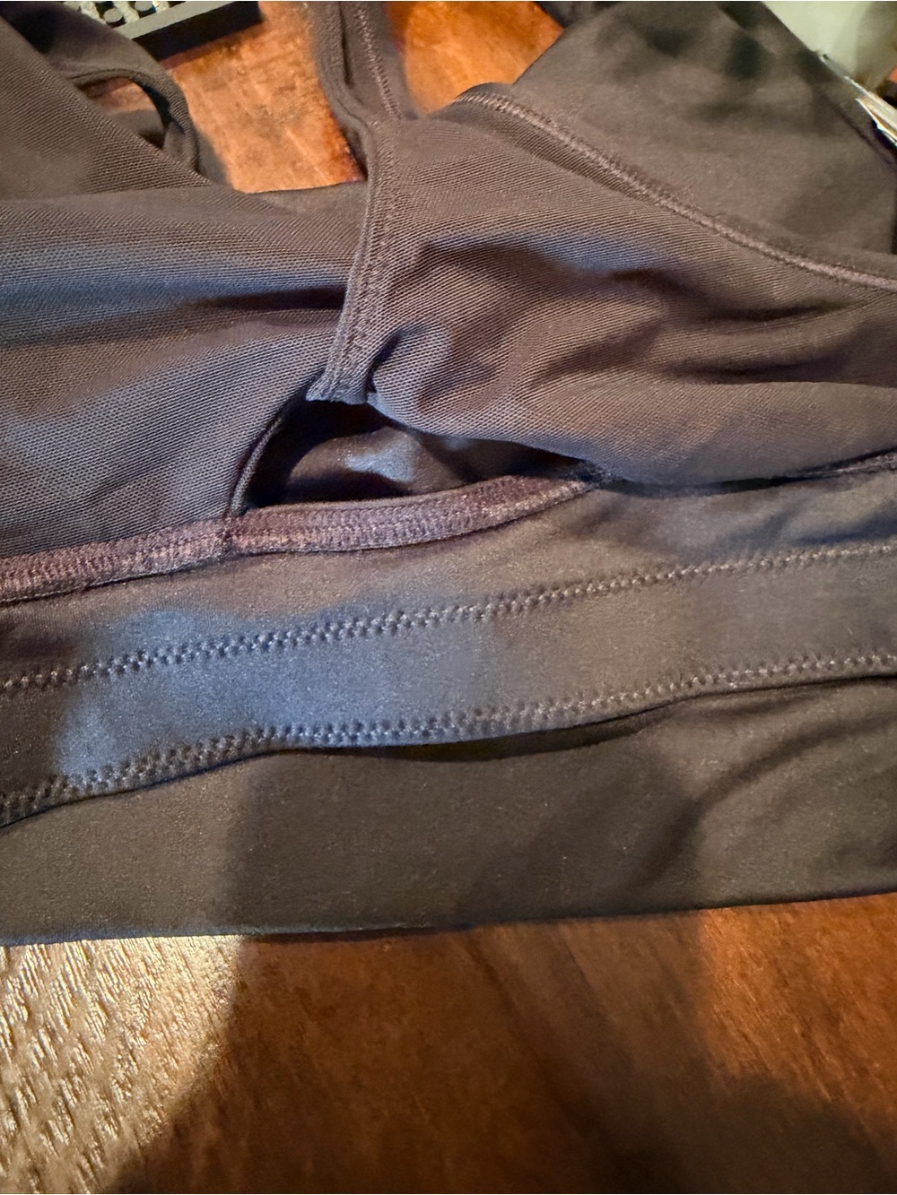 Black Twist Back Sports Bra - Picture 14 of 16